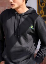 Green Mango Black Hoodie - view 2