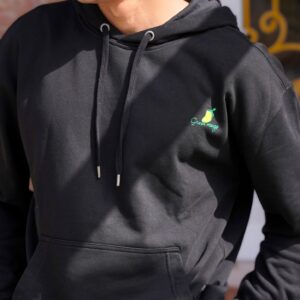 Green Mango Black Hoodie - view 2