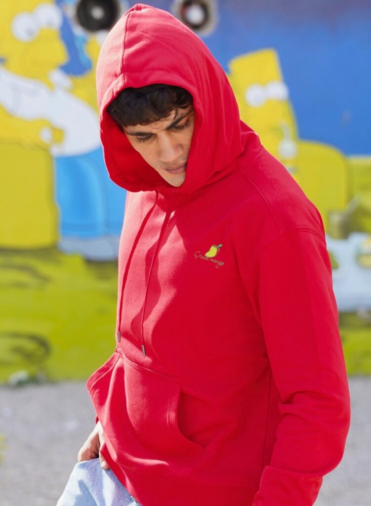 Green Mango Red Hoodie - view 1