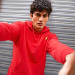 Green Mango Red Hoodie - view 2