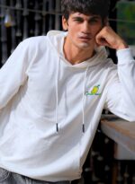 Green Mango White Hoodie - view 4
