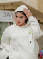 Green Mango White Hoodie - view 5