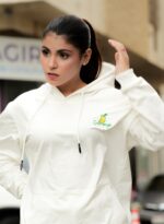 Green Mango White Hoodie - view 6