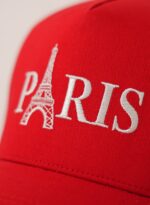Paris Red Baseball Cap - view 3