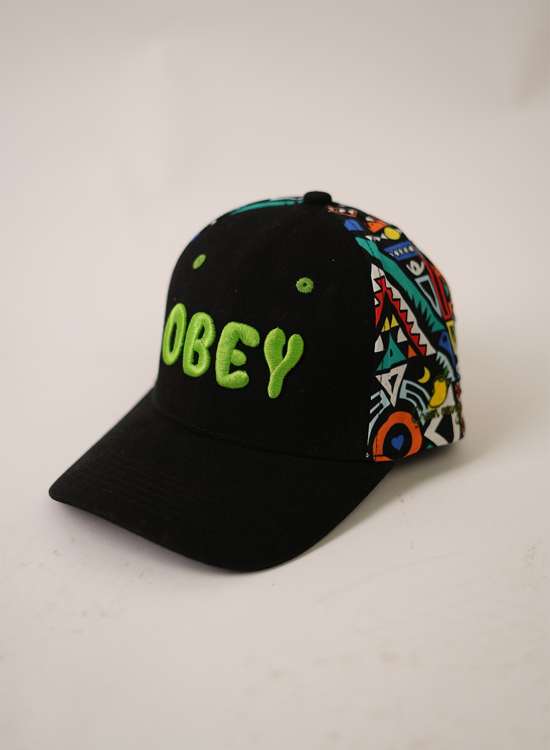 DSC03853 Obey Multicolour Panel Cap - view 1