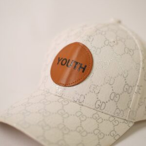 Youth Monogram White Baseball Cap - view 2