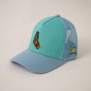 Bird Patch Turquoise Trucker Cap - view 2