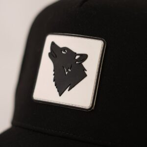 Wolf Patch Black Trucker Cap - view 2