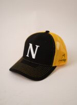 N Black and Yellow Trucker Cap - view 1