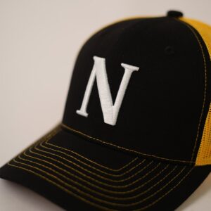 N Black and Yellow Trucker Cap - view 2