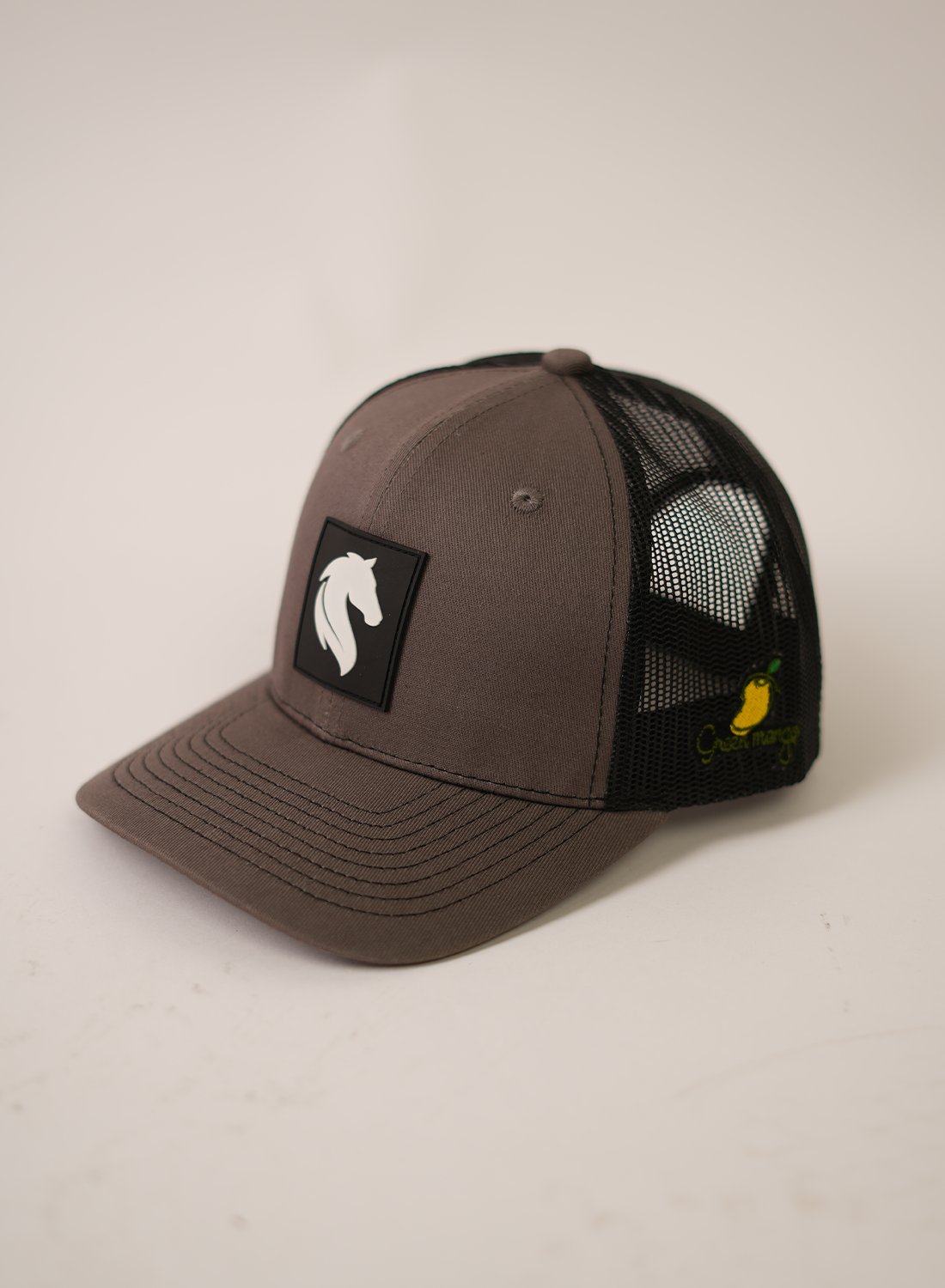 DSC03927 Horse Patch Brown Trucker Cap - view 1