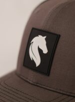 Horse Patch Brown Trucker Cap - view 3