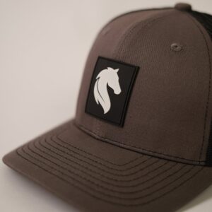Horse Patch Brown Trucker Cap - view 2