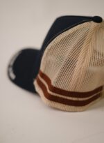 Palm Tree Black and Beige Trucker Cap - view 4