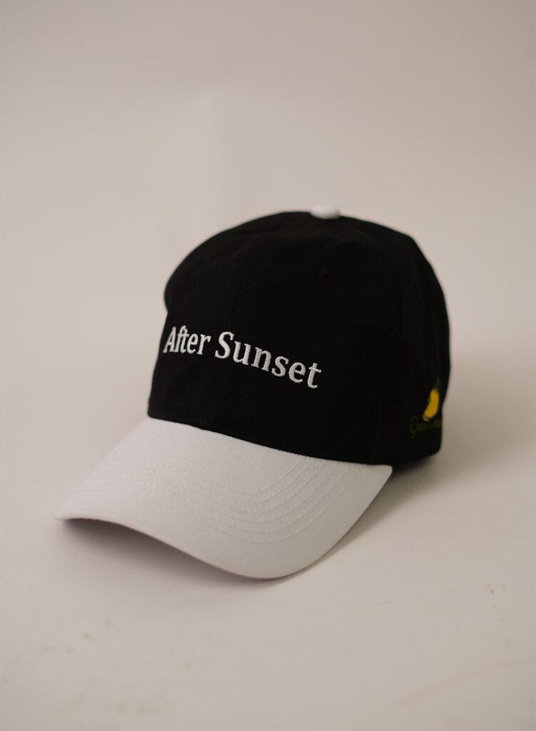 After Sunset Black and White Cap - view 2