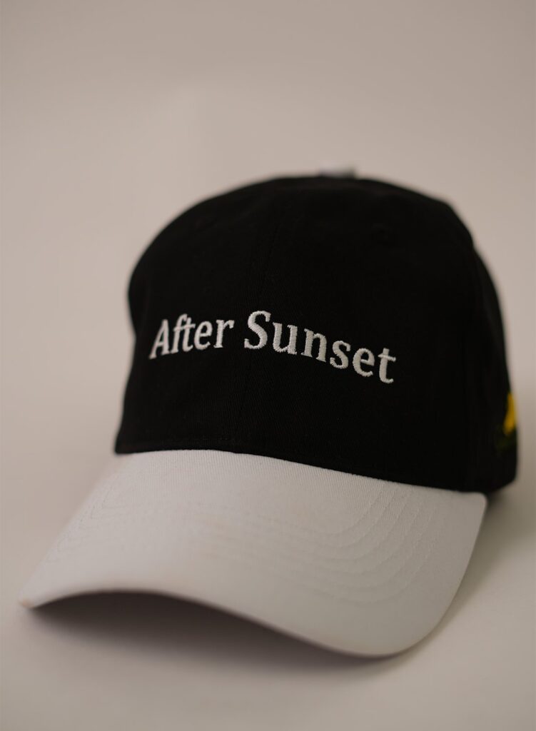 After Sunset Black and White Cap - view 1