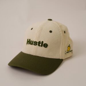 Hustle Cream and Green Cap - view 2