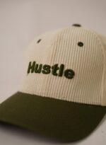 Hustle Cream and Green Cap - view 1