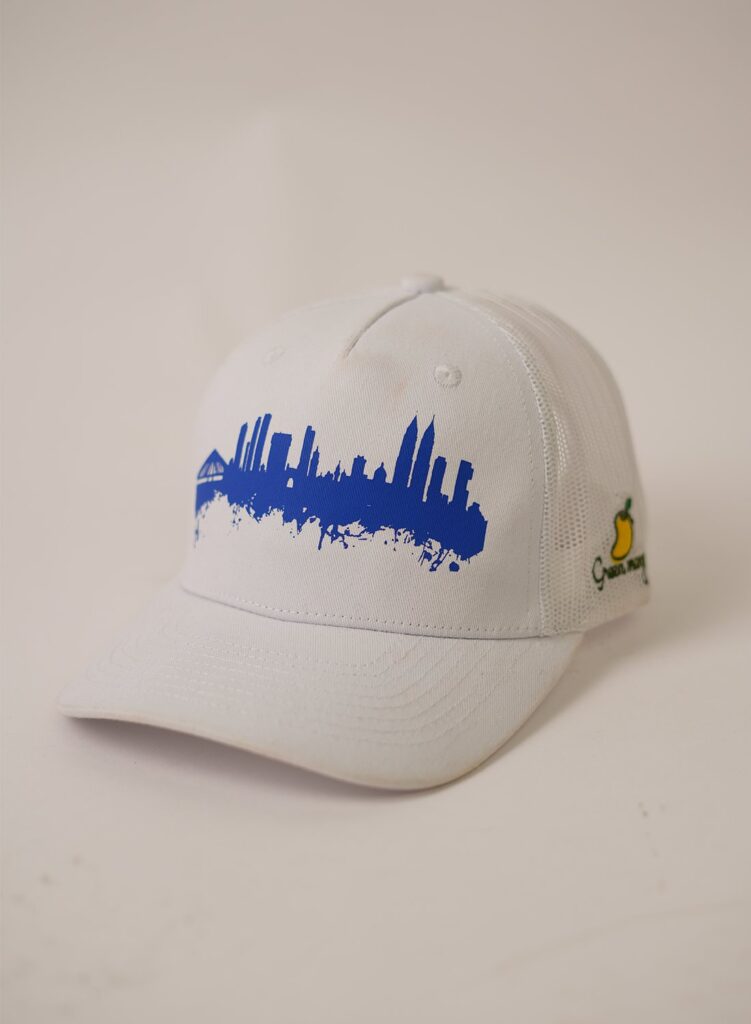 Dubai Skyline White Trucker Cap - view 2