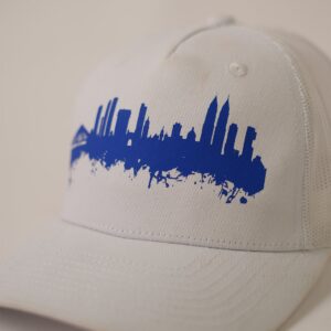 Dubai Skyline White Trucker Cap - view 1