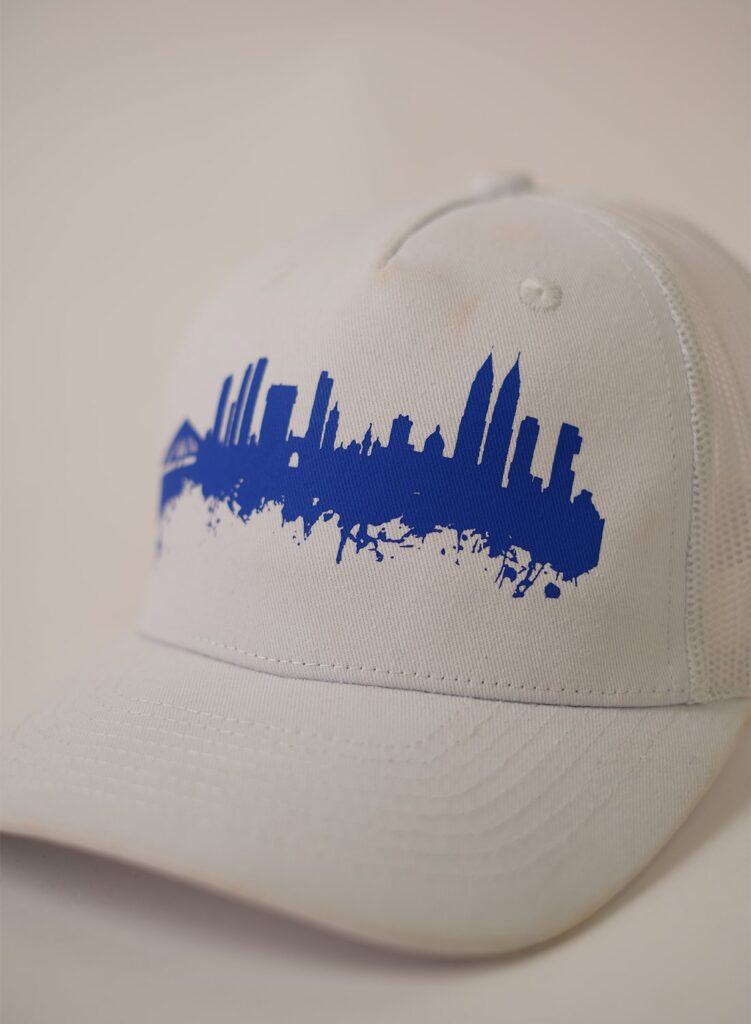 Dubai Skyline White Trucker Cap - view 1