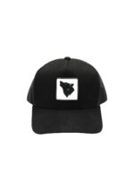 Wolf Patch Black Trucker Cap