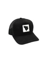 Wolf Patch Black Trucker Cap - Image 3