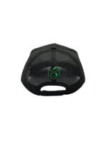 Wolf Patch Black Trucker Cap - Image 4