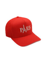 6-Panel Cap – Paris Red - Image 2
