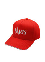 6-Panel Cap – Paris Red - Image 3